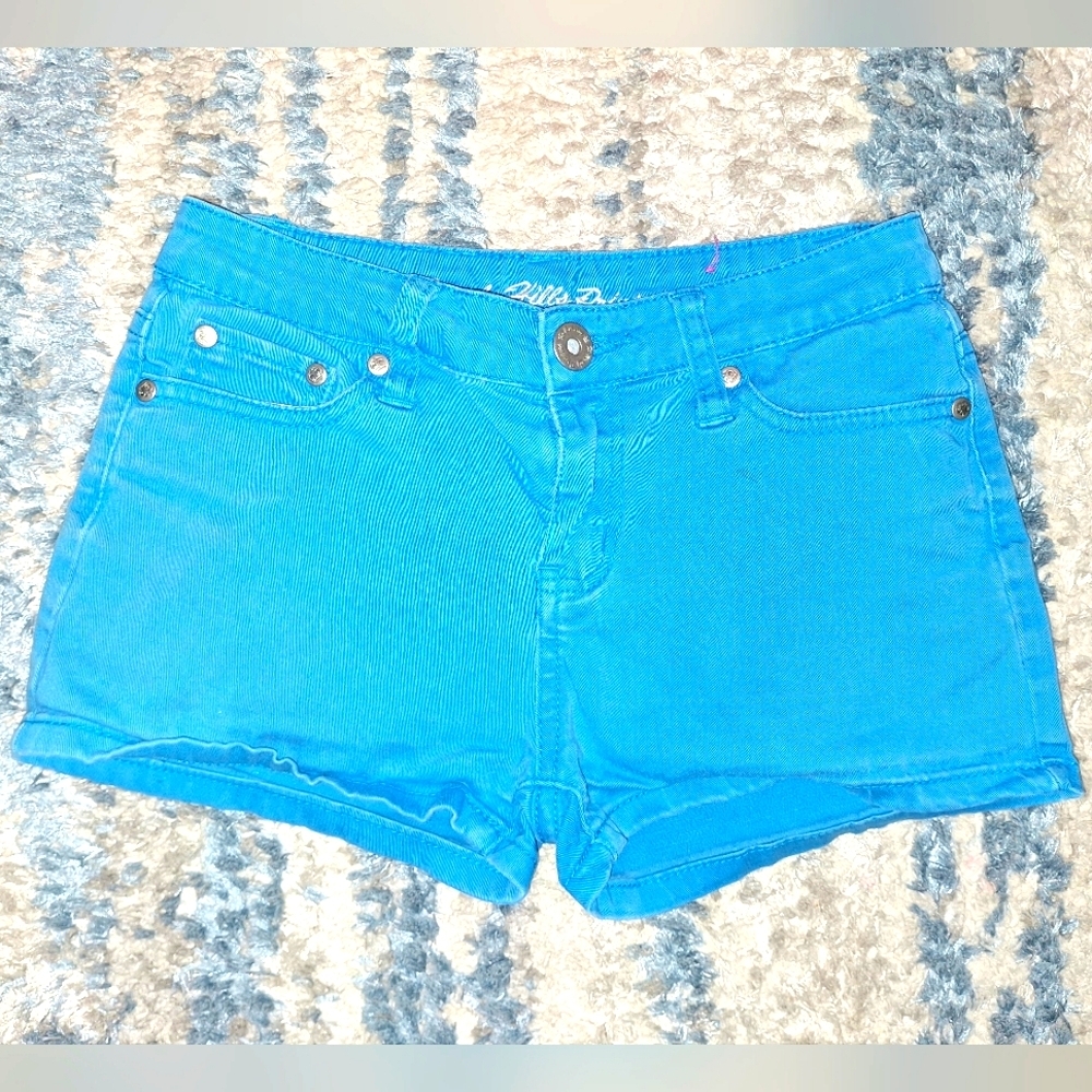 Beverly Hills Princess Turquoise Blue Shorts || 12 EUC